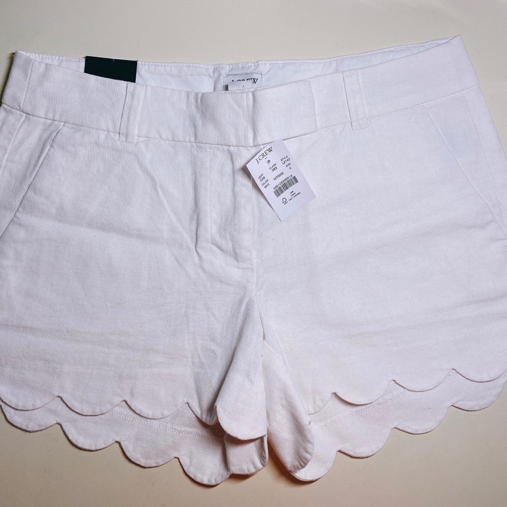 J. Crew scalloped shorts